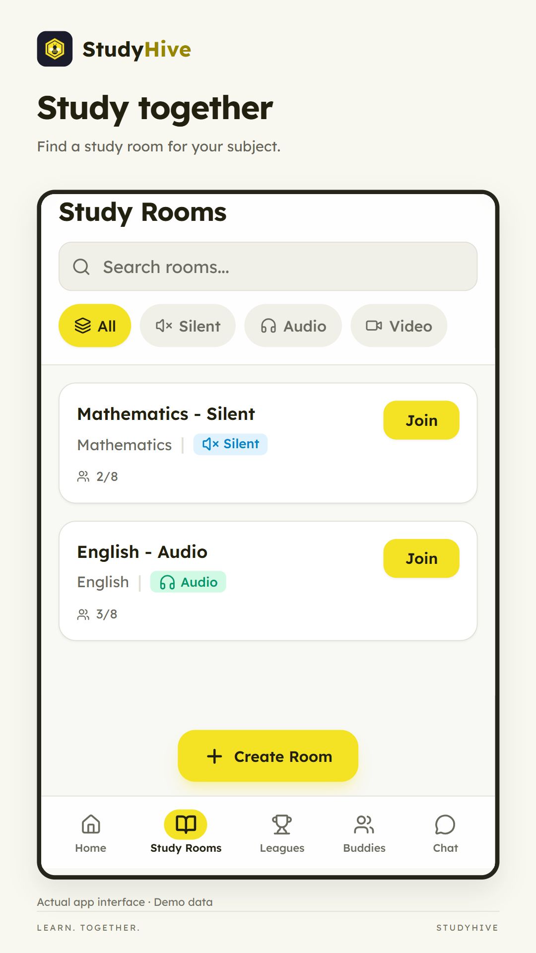 StudyHive study rooms