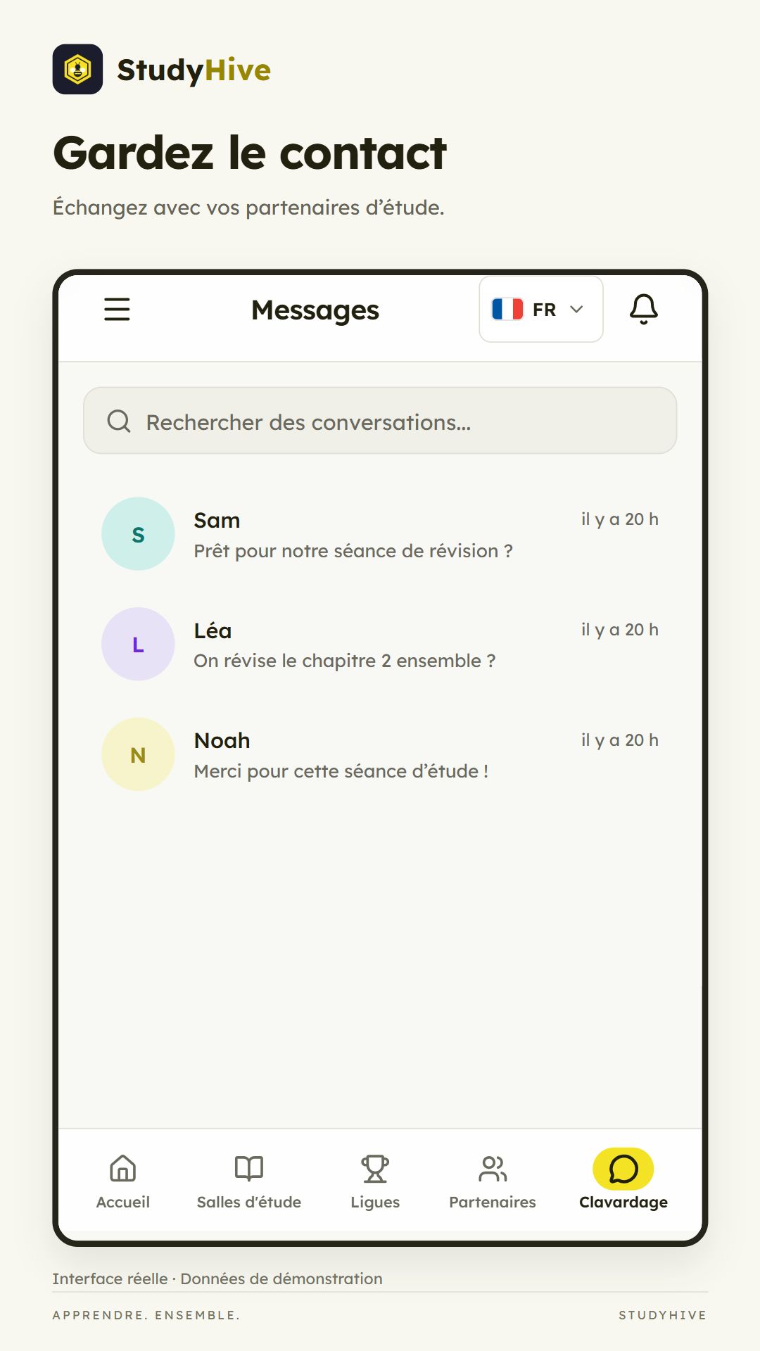Aperçu des messages